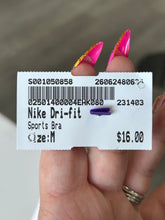 Load image into Gallery viewer, Nike Dri-Fit Sports Bra Size M
