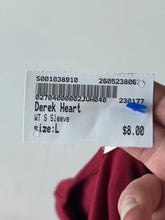 Load image into Gallery viewer, Derek Heart W T-Shirt Size L
