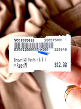 Load image into Gallery viewer, Brown WA Pants (2/2) Size M

