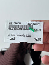 Load image into Gallery viewer, Sincerely Jules W Tank Size M
