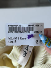 Load image into Gallery viewer, Yellow W Tee Size M
