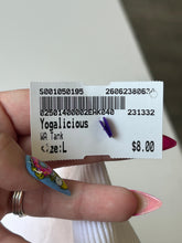 Load image into Gallery viewer, Yogalicious Athletic Tank Size L
